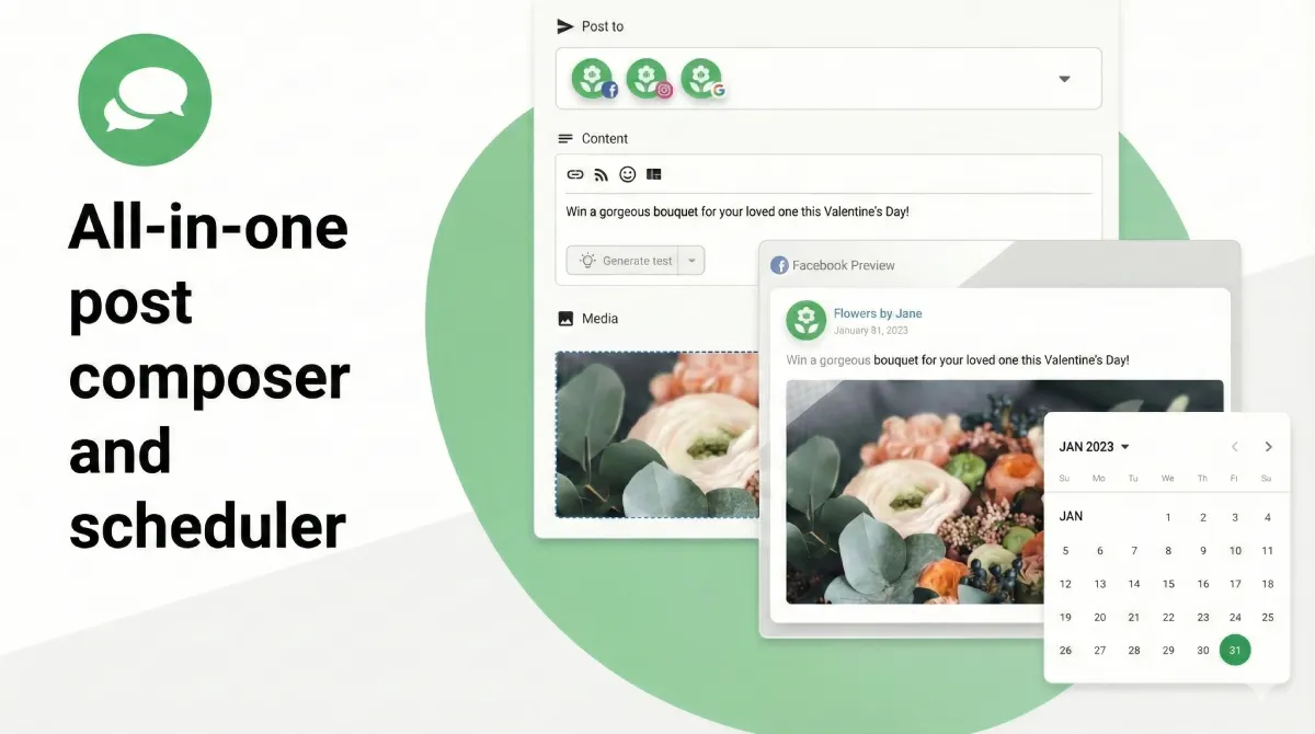 Social Marketing Dashboard Screenshot